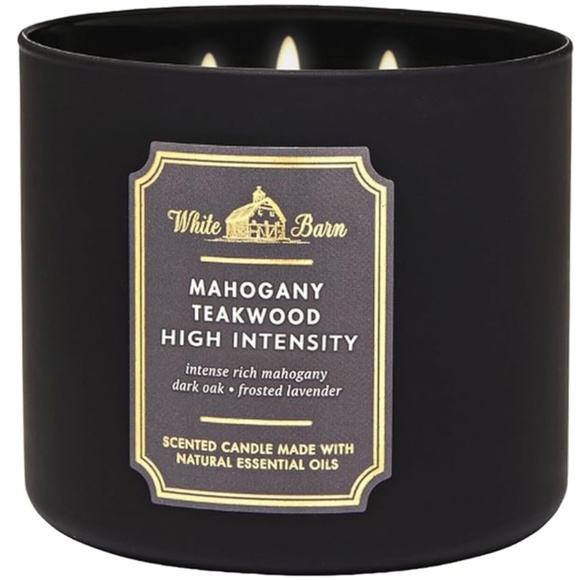 Bath & Body Works Mahogany Teakwood High Intensity 3 Wick Candle - Picture 2 of 2
